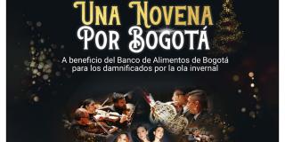 Novena navideña por damnificados de la ola invernal.