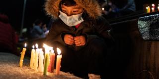 Noche de Velitas en el Parque Simón Bolívar