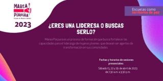 Convocatoria para participar en Marea Púrpura de Sec. Educación