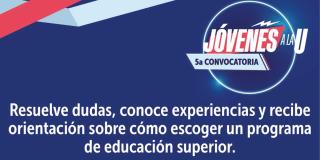 Charla virtual para resolver dudas sobre el programa #JóvenesALaU