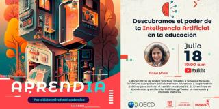 18 de julio: Charla sobre la Inteligencia Artificial en la educación 