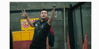 Campeonato abierto de tejo, modalidad tríos exhibición en Bogotá 