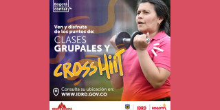 Clases grupales de crosshiit con IDRD en Bogotá: Horarios y lugares 