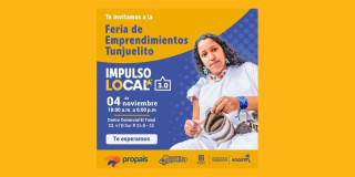 Asiste el 4 de noviembre a Feria de Emprendimiento Impulso Local en Tunjuelito