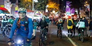 Ciclovía Nocturna hoy 14 de diciembre