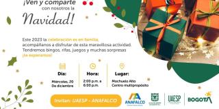 Este evento se llevará a cabo en el Centro Multipropósito de Mochuelo Alto.