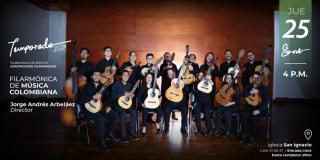 Enero 25: Concierto de la Filarmónica de Música Colombiana ¡Gratis!