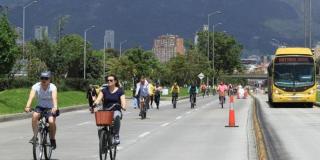 Rutas y horarios de la Ciclovía de Bogotá para el 8 de enero 