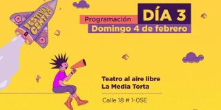 {Febrero 4: Programación del día tres del Festival Centro 2024