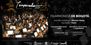 Abril 6: concierto de la Orquesta Filarmónica de Bogotá 