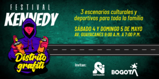 Este 4 y 5 de mayo agéndate con el #FestivalKennedy Distrito Grafiti