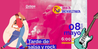 Mayo 8: concierto de rock y salsa