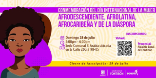 Celebra el Día Internacional de la Mujer Afrodescendiente en Fontibón