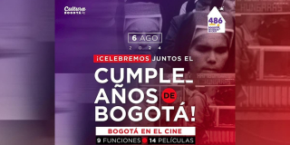 Cumpleaños de Bogotá con Cinemateca de Bogotá 2024 