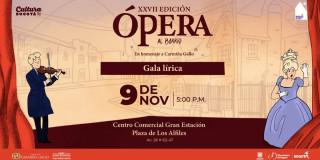 Concierto Orquesta Filarmónica este 9 de noviembre con Ópera