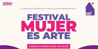 Convocatoria para artistas mujeres en Bogotá 2024