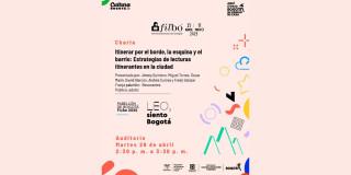 Planes en Bogotá charla Itinerar Feria del Libro FILBo martes 29 abril