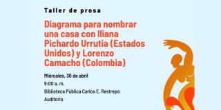 Planes Bogotá taller prosa diagrama para nombrar una casa FILBo 2025