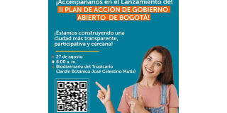 Bogotá lanza segundo Plan de Gobierno Abierto participa 27 agosto 2025