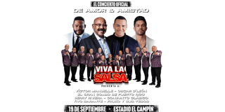 Afiche con los artistas invitando al concierto