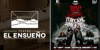 Planes Bogotá concierto de thash metal colombiano en Teatro Ensueño