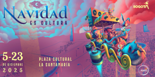 Imagen del cartel promocional del evento de Navidad es Cultura en la Plaza Cultural La Santamaría.