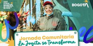 Imagen gráfica con un texto relacionado con la jornada en la Joyita