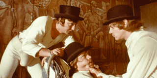 Imagen de una escena de la película La Naranja Mecánica que podrás disfrutar en el CEFE Chapinero