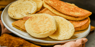 Foto de un plato de comia.