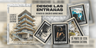 Imagen de la pieza gráfica sobre la obra desde las entrañas