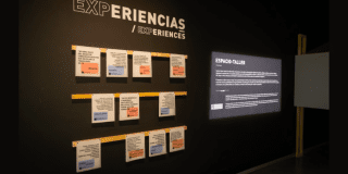 Imagen de un tablero donde se aprecia parte de la exposición.