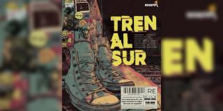 Imagen gráfica del recorrido inmersivo Tren al Sur en el Planetario de Bogotá 