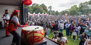 Foto de la celebración del 'Año Nuevo Chino' en Bogotá