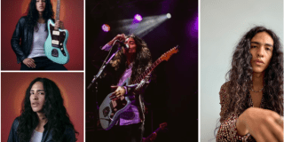 Imágenes del cantante Mateo en el escenario.