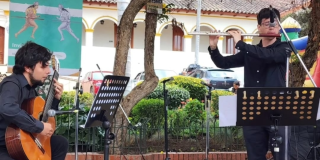 Imagen de uno de los Grupos en escena y que estarán en este concierto el 15 d efebrero.