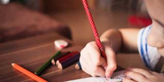 Imagen que muestra una persona dibujando en un papel 