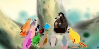 Imagen gráfica relacionada con la serie 'Las aves rinden homenaje al Fénix'