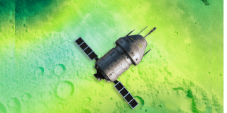 Imagen de una nave espacial