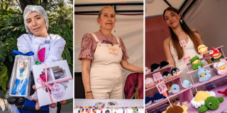 Foto de mujeres emprendedoras en Bogotá.