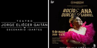 Imagen de la cantante mexicana Veronica Linares caracterizando a Rocío Durcal.