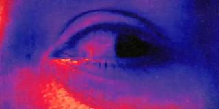 Imagen de un ojo en sombras