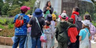 niños en Vacaciones Científicas del Jardín Botánico de Bogotá