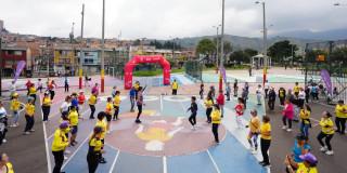 Vista panorámica en parque El Tunal de Bogotá