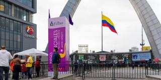 Foto de la entrada a FILBo en Corferias.