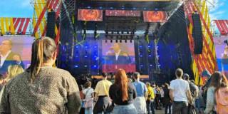 Foto de uno de los Festivales al Parque en Bogotá.