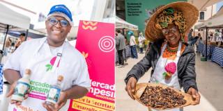Foto de los participantes de Mercados Campesinos de Bogotá.