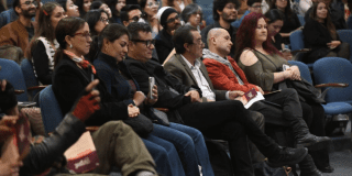 Imagen de varias personas en conversatorio en FILBo 2026