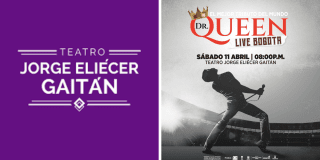 Imagen promocional del concierto en el Teatro Gaitán, el 11 de abril de 2026.