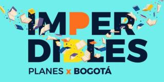 Imagen en letras Imperdibles Bogotá con libros