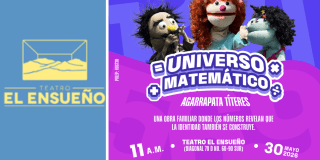 Imagen del cartel promocional de la obra familiar que se presentará en el Teatro El Ensueño.